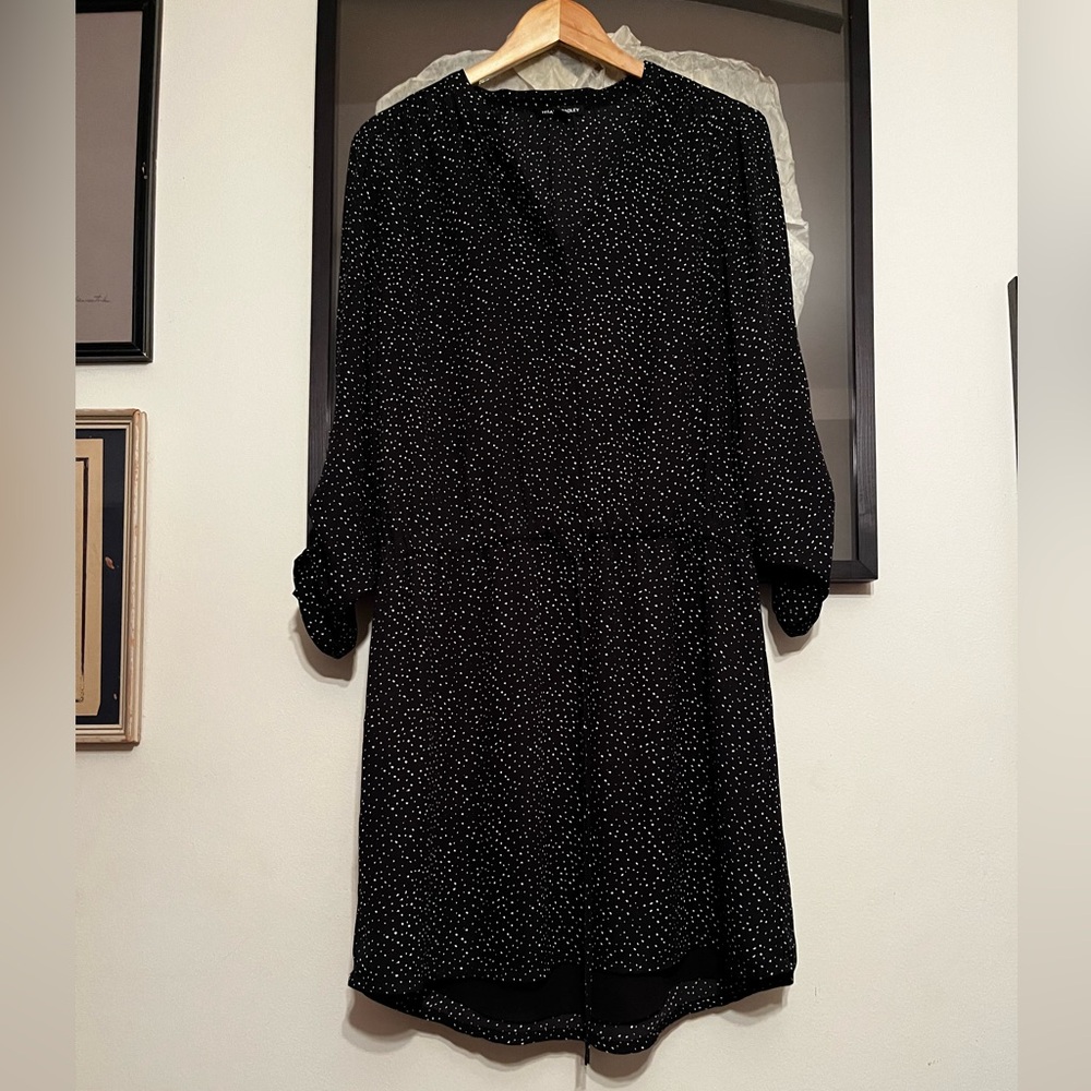 Hilary Radley Polka Dot Tunic Dress Size M